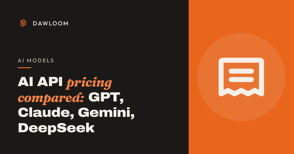 AI API pricing compared: GPT, Claude, Gemini, DeepSeek